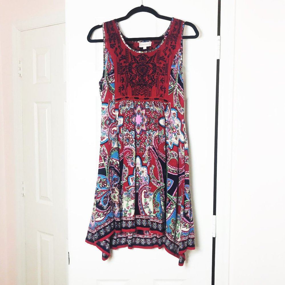 Altar'd State Boho Dress with Embroidered Details